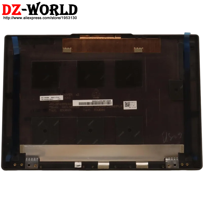 

Крышка корпуса (верхняя часть) с ЖК-экраном для ноутбука Lenovo Yoga Slim 7 Carbon 13 13IAP7, артикулы 5CB1J30913, AQ2KM000140