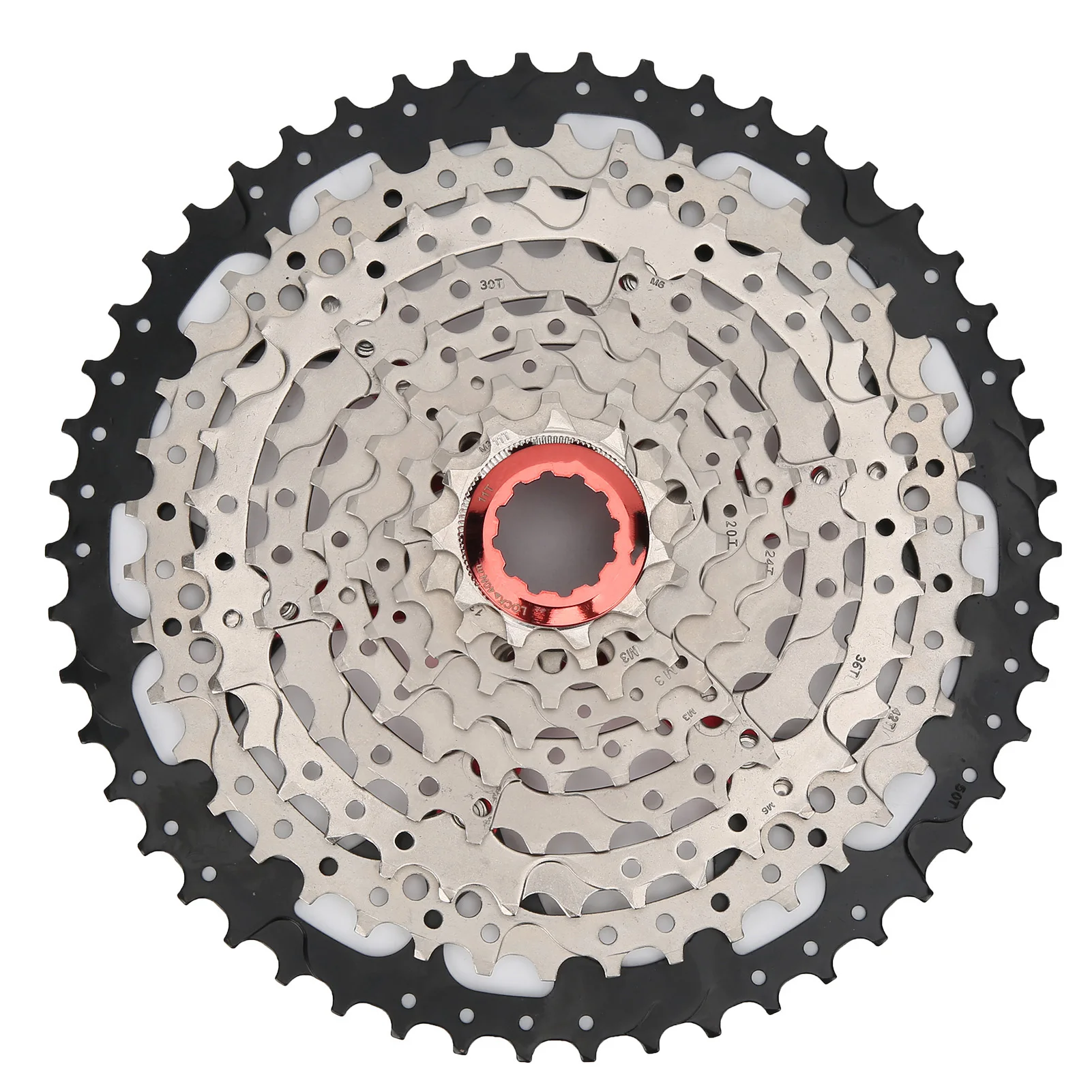 Fahrrad 9-Gang Schwungrad 11-50T Kartentyp Kassettenritzel Fahrrad Ersatzzubehör