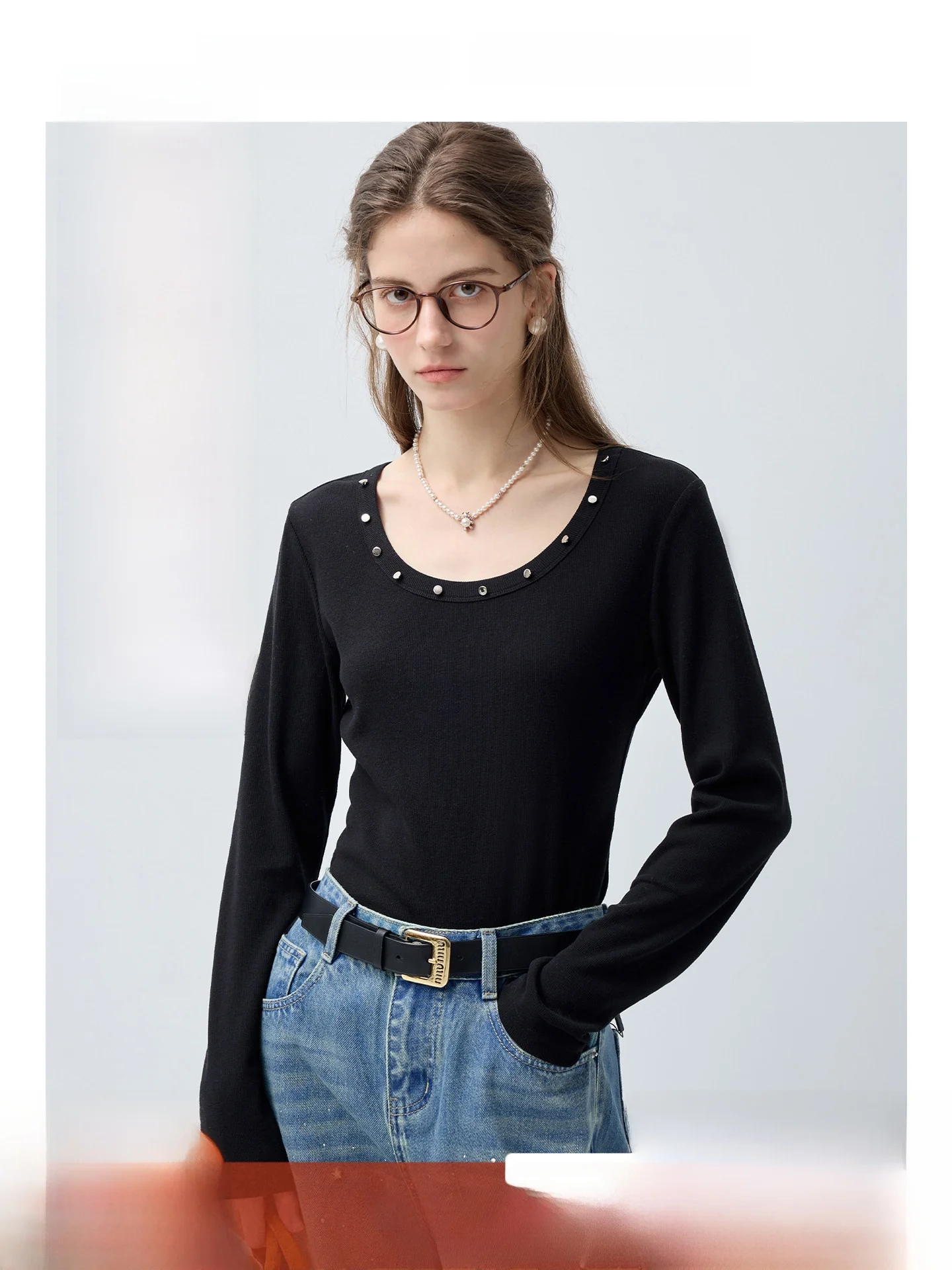 

Slim Fit Long Sve T-irt Women's Base Layer Top plus Size Spring New Sle Casual Comfortable Breathable round Ne Design