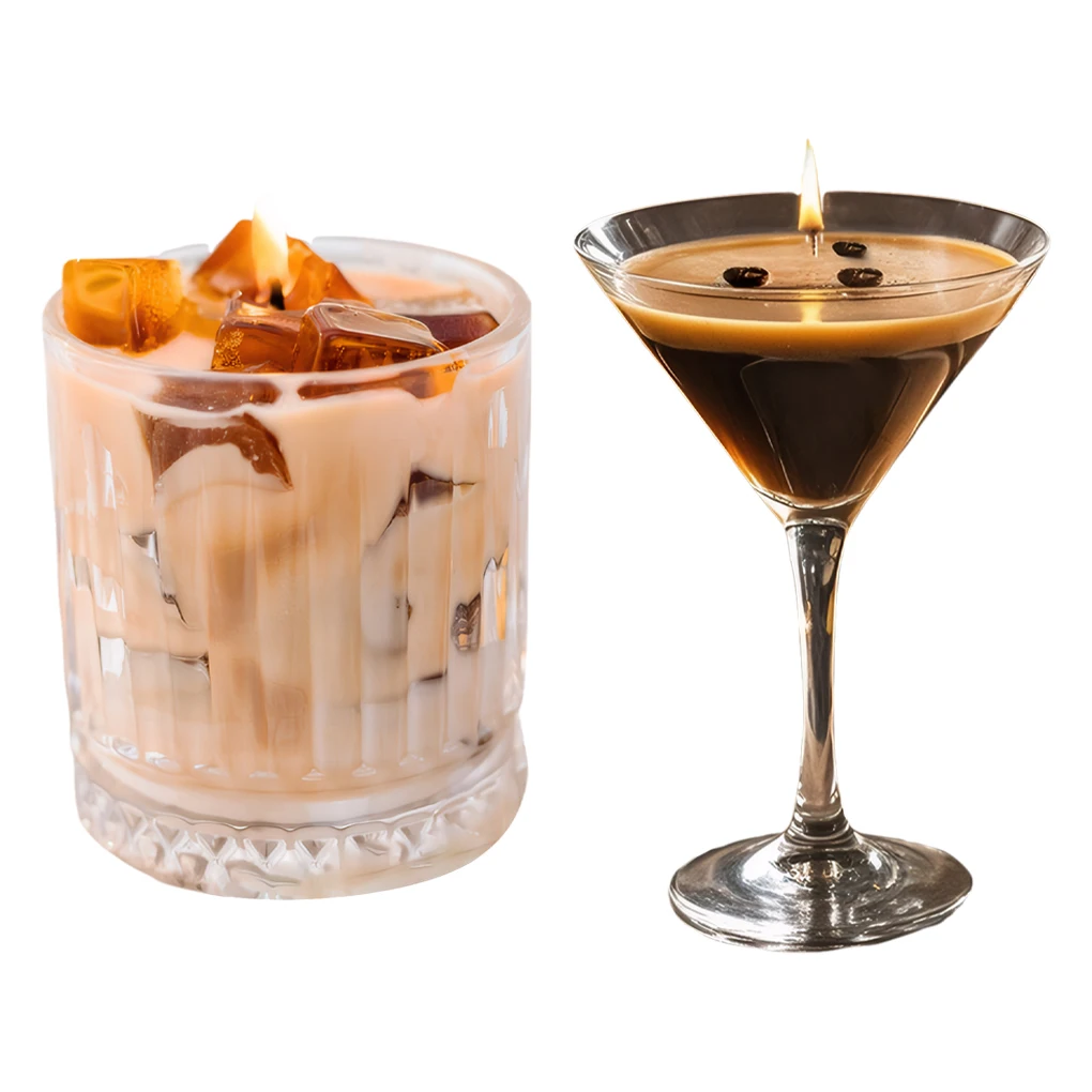 Geurkaarsen Iced American Coffee Aromatherapie Kaars Plant Wax Home Handgemaakte koffie Aromatische kaarsen