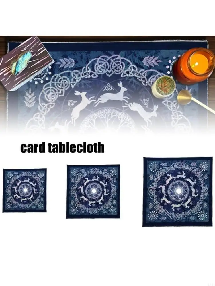

Symbol Rabbit Pattern Astrology Tablecloth Tarots Divinations Tablecloth Altars Cloth Divinations Board Game Accessory