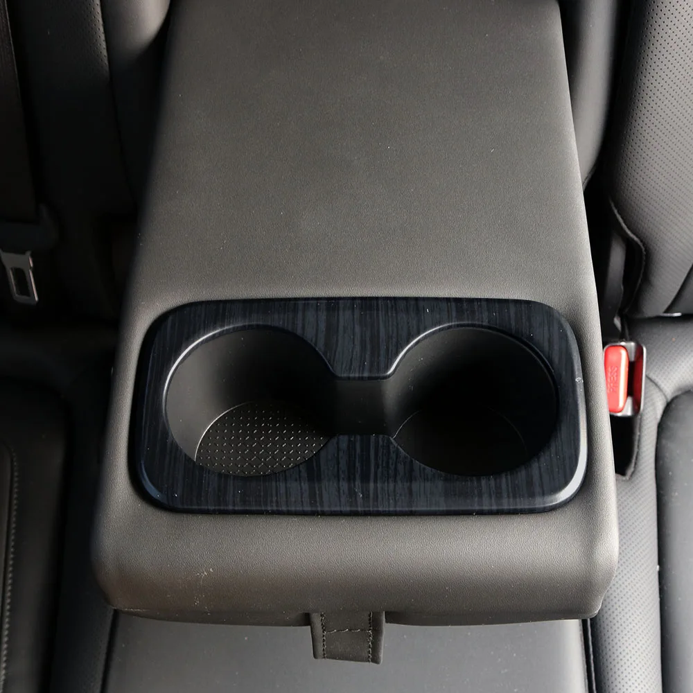 For Hyundai Tucson NX4 2022 2023 2024 2025 2026 ABS Seat Rear Cup Holder Protector Trim Frame Premium Interior Auto Accessories view 5