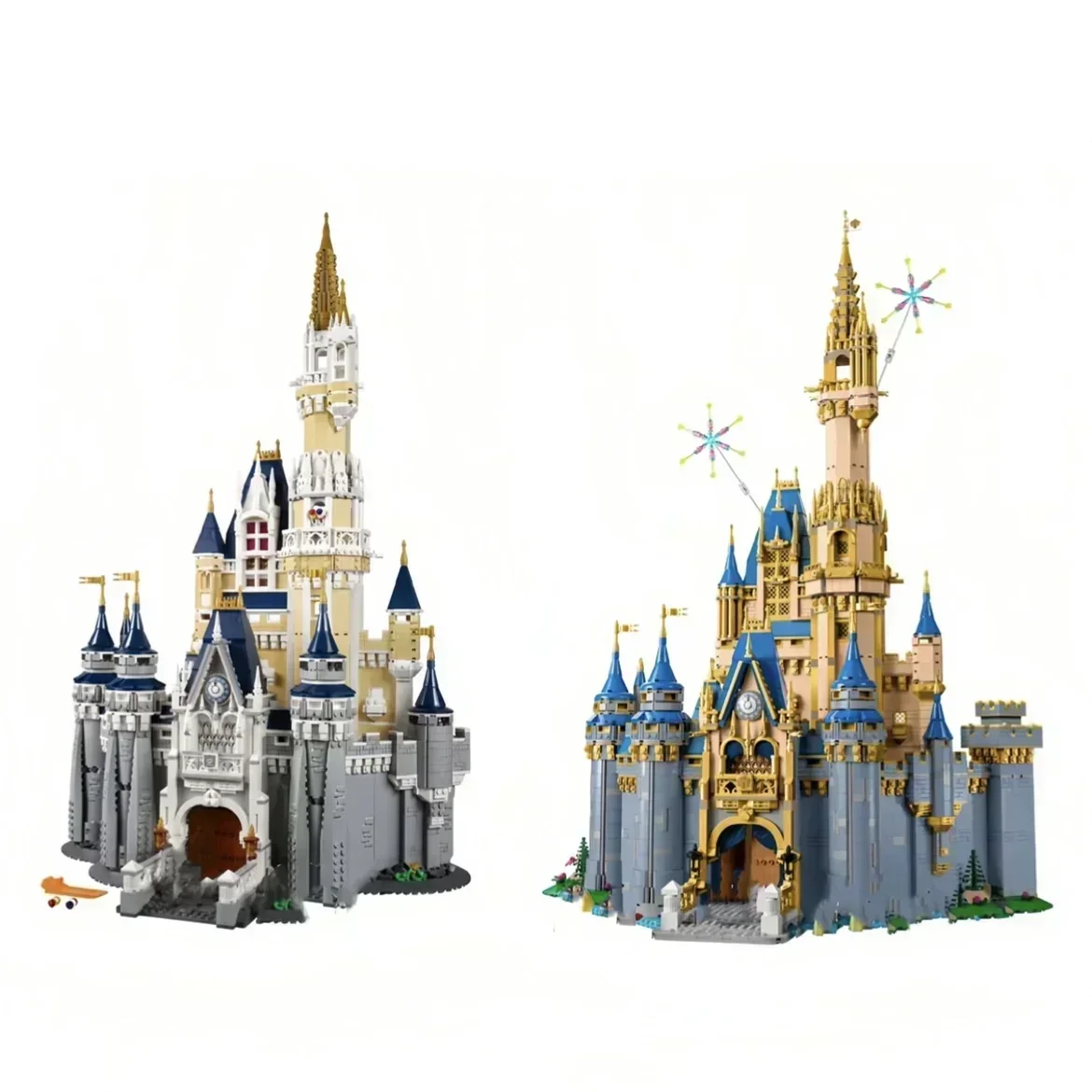 43222 プリンセスキャッスル 100 周年記念シティストリートビュー 16008 95658 モデルビルディングブロックレンガ子供のおもちゃ 71040