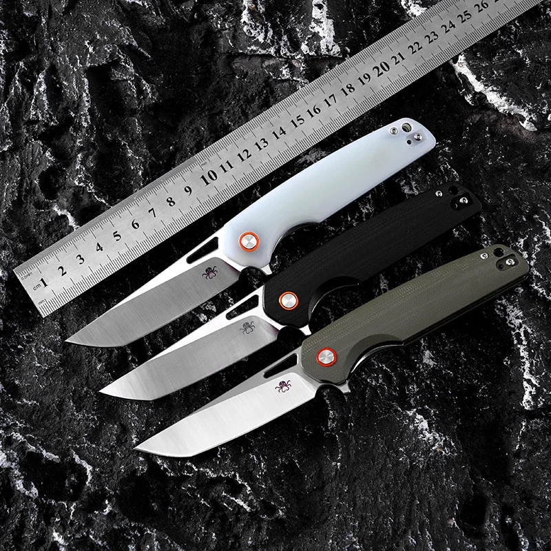 

TL-J145 Pocket Folding Knife D2 Blade G10 Handle Camping Survial Outdoor Hunting Tactical Utility Kitchen Knives EDC Multitool
