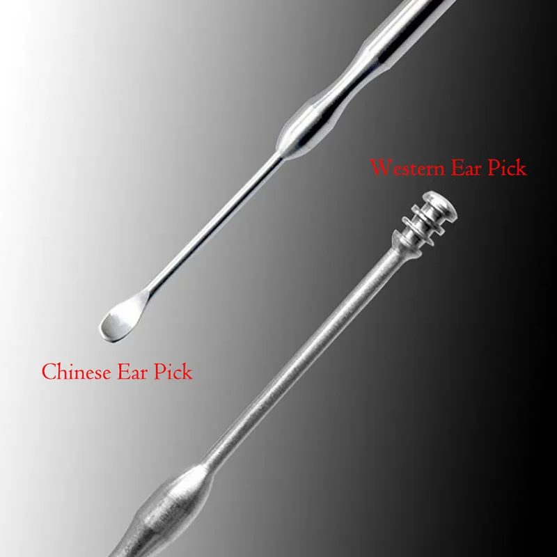 Đồng Hồ Nam Dây Thép Không Gỉ Xoắn Ốc Tai Chọn Hai Kết Thúc Xoay 360 Độ Tai Muỗng Xúc Ráy Tai Loại Bỏ Bụi Tai Dụng Cụ Vệ Sinh Làm Sạch