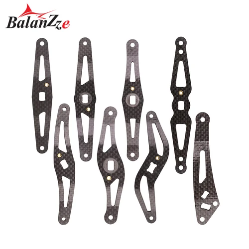 Balanzze 경량 릴 핸들, 고탄소 섬유, 낚시 드럼 릴용, 다이와 아부 시마노용, 고품질 핸들, 8*5mm 