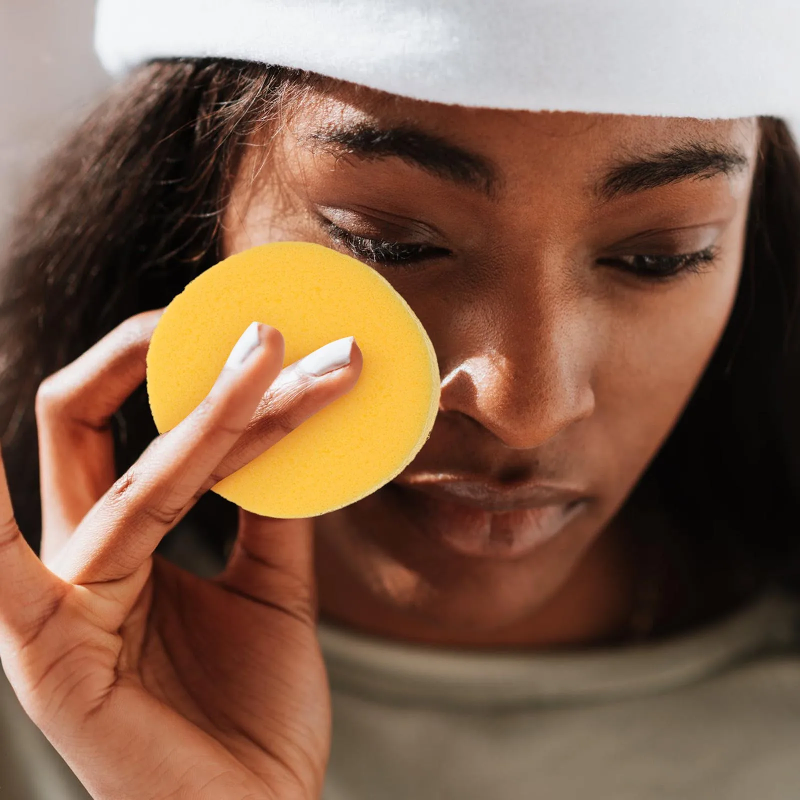 120pcs Face Cleaning Deep Cleansing Makeup Remover Sponge For Sensitive Skin Facial Cleaning Pad Beauty Supply Skincare