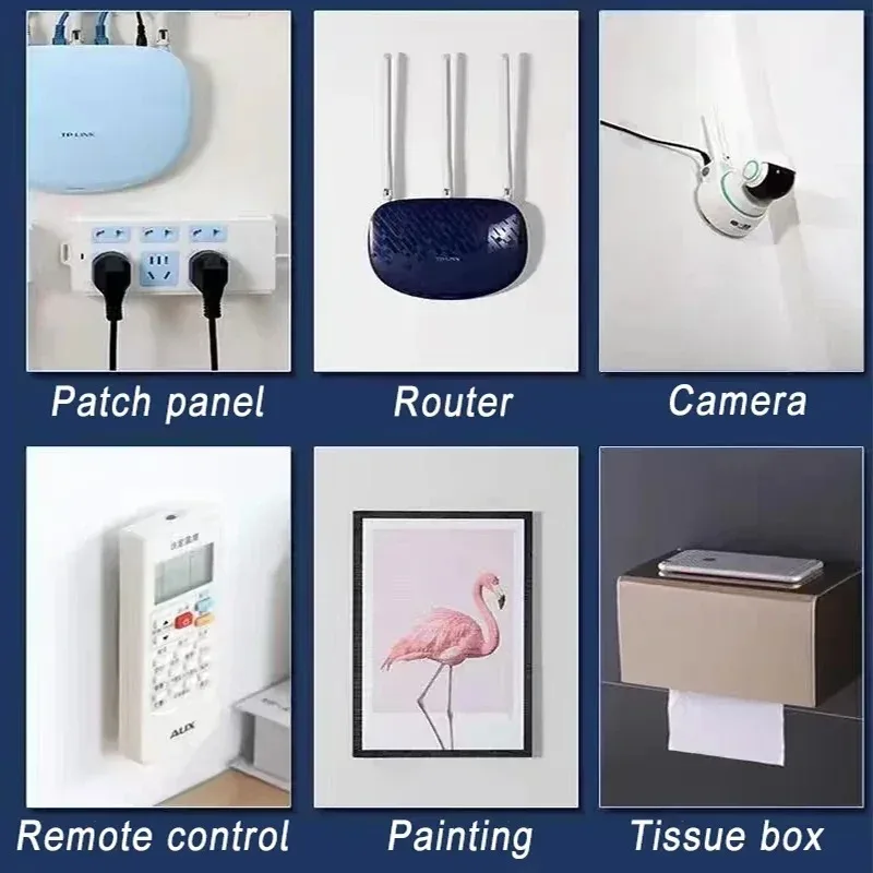 2-40PCS Self Adhesive Double-sided Hook Snap Button Multi-Purpose Hooks Strong Transparent Suction Cup Wall Holder Wall Hooks