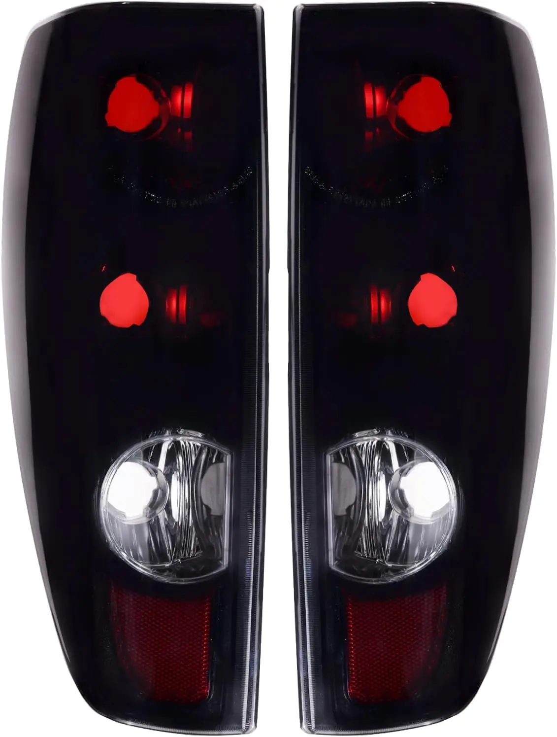 

Tail Light for Chevrolet Colorado GMC Canyon 2004-2012, Black Smoked Housing, Driver Passenger Side Brake Lamps