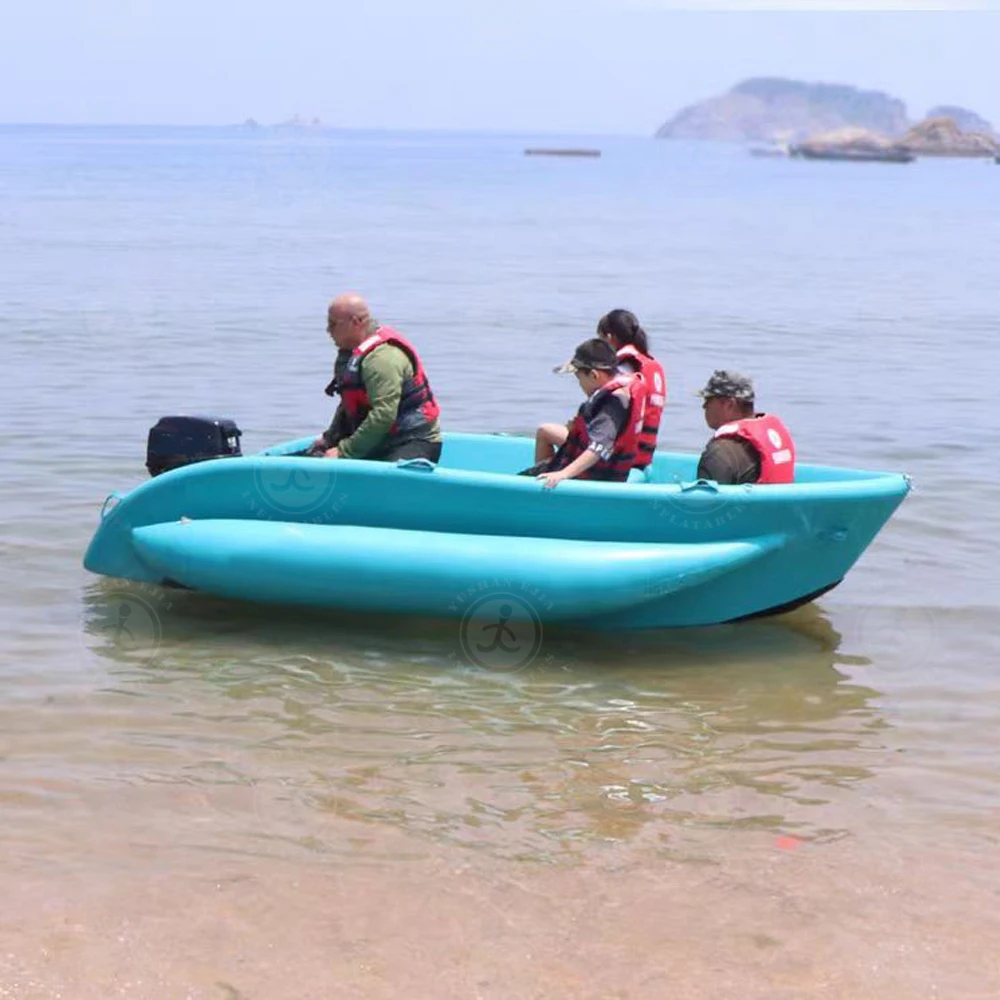 Pvc Portable Ocean 4.2m Heavy Duty Inflatable Boat Inflatable Dinghy Raft Inflatable Fishing Boat With Bag