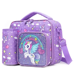 Cute Style Lunch Bag for Elementary and Middle School Students and Teenagers, with Large Capacity