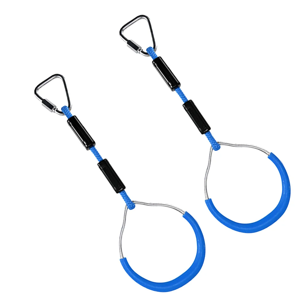 2 Stuks Kleurrijke Swing Ringen Voor Kinderen Zware 120Kg Capaciteit Outdoor Speeltuin Klimmen Gymnastiek Ring Ninja Obstakel Cursus