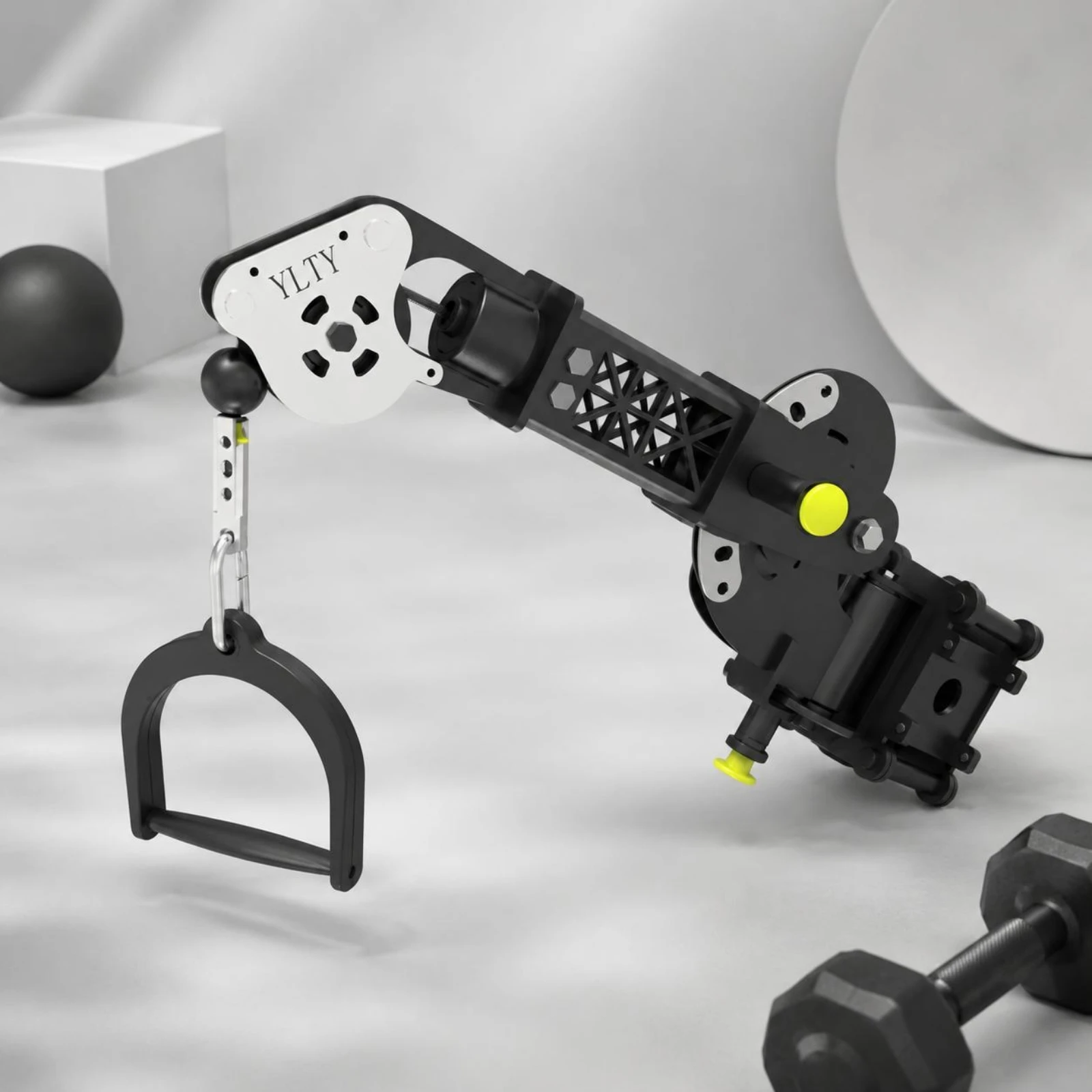Picture 4: Aluminum Alloy Arm Bracket Lightweight Articulated Arm Fitness Accessory Stable Sleek for Gym Users