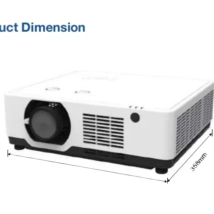 535K telephoto 4K  Classroom large screen fusion laser projection Laser cinema Home cinema 3LCD 6900LM lens replacement