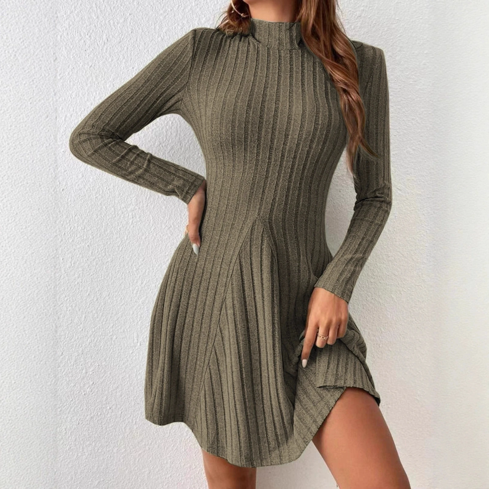 NONE Women's Dress Long Sleeve 4