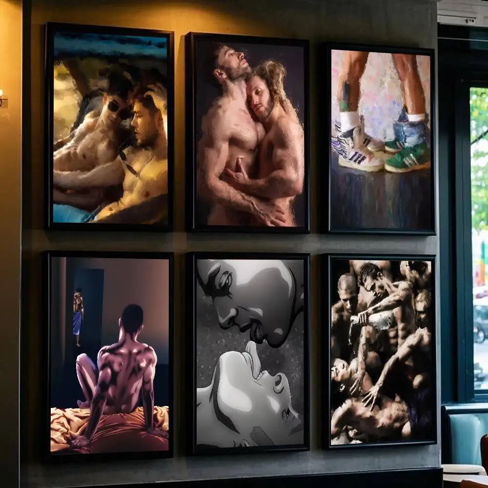 1pc Gay And Queer Love Poster Sticker Print Waterproof Wall Art For Living Room Bedroom Home Decor