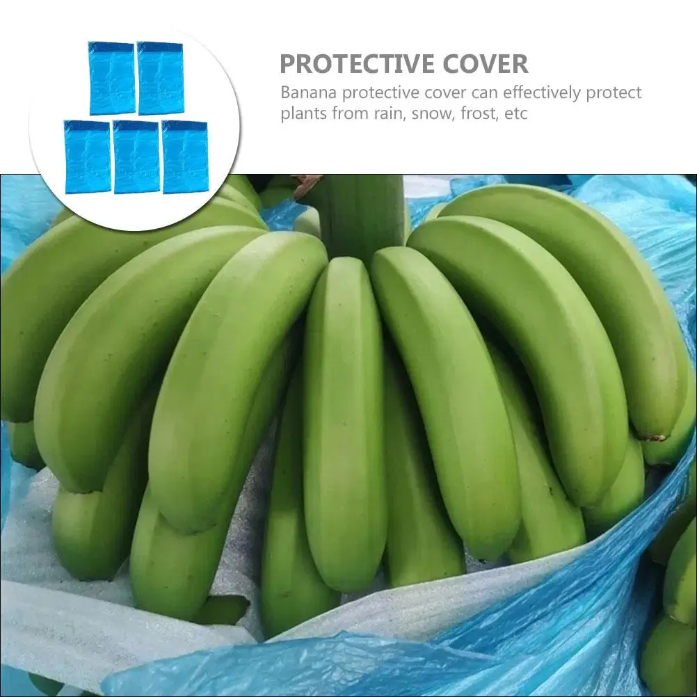 5 Buah Tas Robek Pisang Penutup Pelindung Buah Dapat Digunakan Kembali Tas Tumbuh Anti Beku Tahan Hujan Aksesori Berkebun Warna