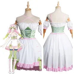 Anime Anime Kanroji Mitsuri Cosplay Costume Lolita Dress Outfits Halloween Carnival Suit For Women Girls