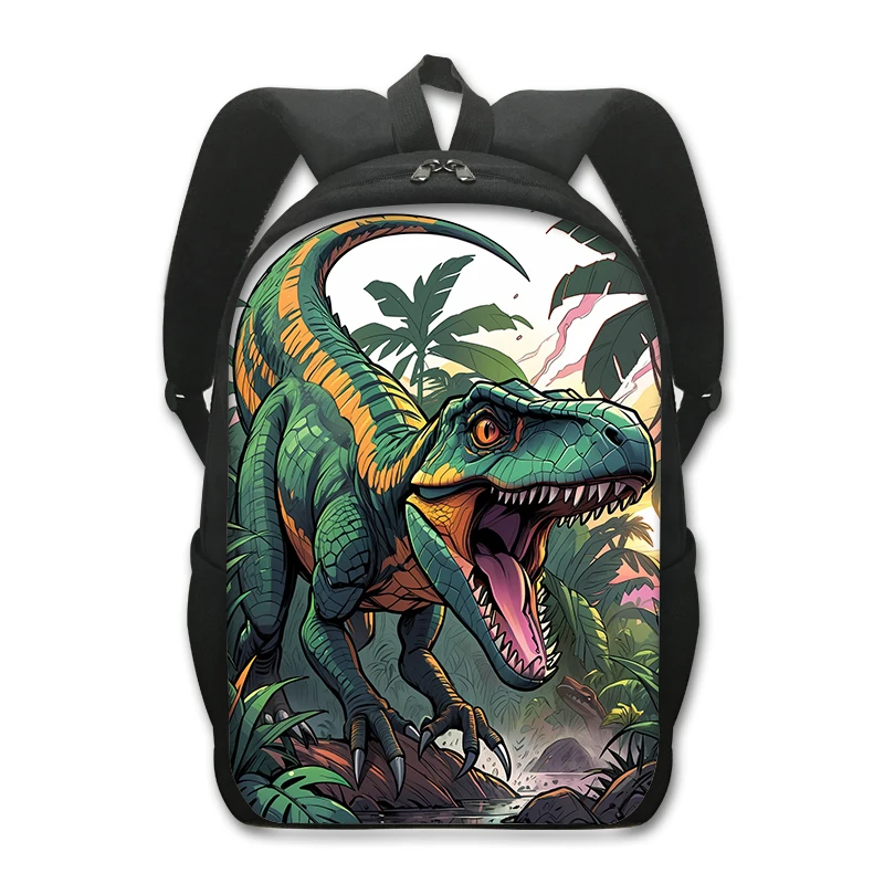 Cute Dinosaur Print Backpack T-rex Skeleton Women Men Rucksack Kids Daypack Children School Bags for Teenager Book Bag Gift