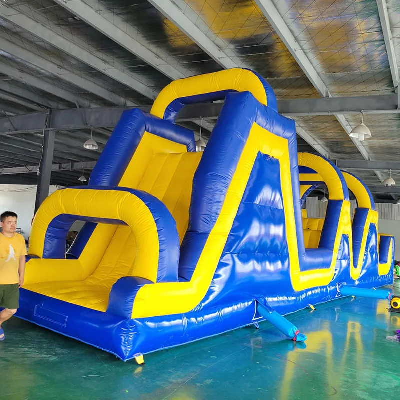 Inflatable Indoor and Outdoor Trampoline Toys Hot Sale Inflatable Bouncer Obstacle Pro-Racer Combo Slides