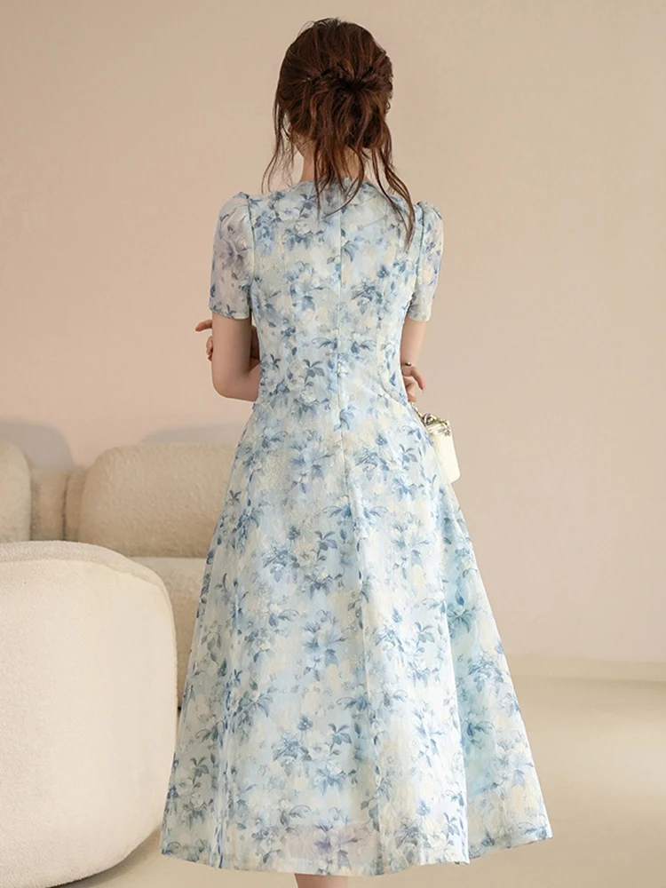 فستان سهرة رسمي حلو عتيق للسيدات أنيق لحفلات أعياد الميلاد مطوي سوينغ رداء نسائي للحفلات الراقصة فيستدوس فستان نسائي