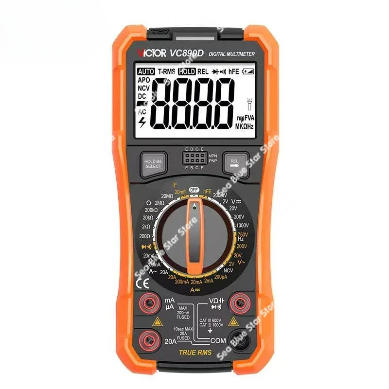 Anti-burn Full Protection VC890D/C Digital Multimeter Electrical Digital Display Automatic High-precision Household