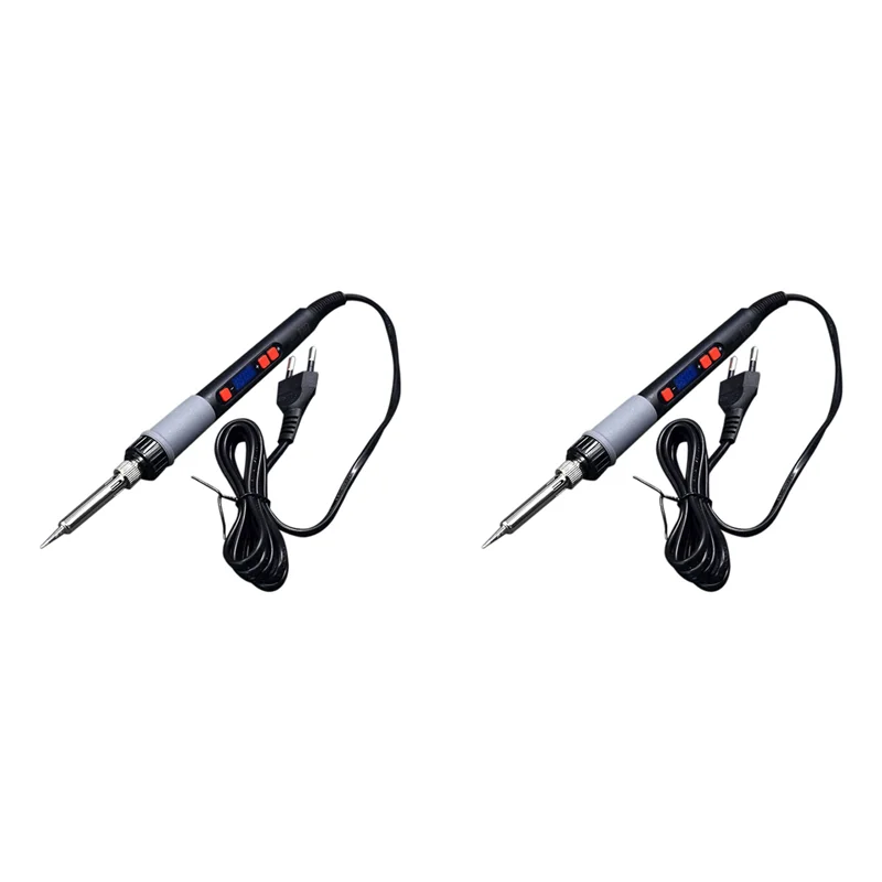 

A36T-2X Электрический паяльник с цифровым дисплеем и постоянной температурой D61, специальный паяльный инструмент для обслуживания 936, вилка европейского стандарта