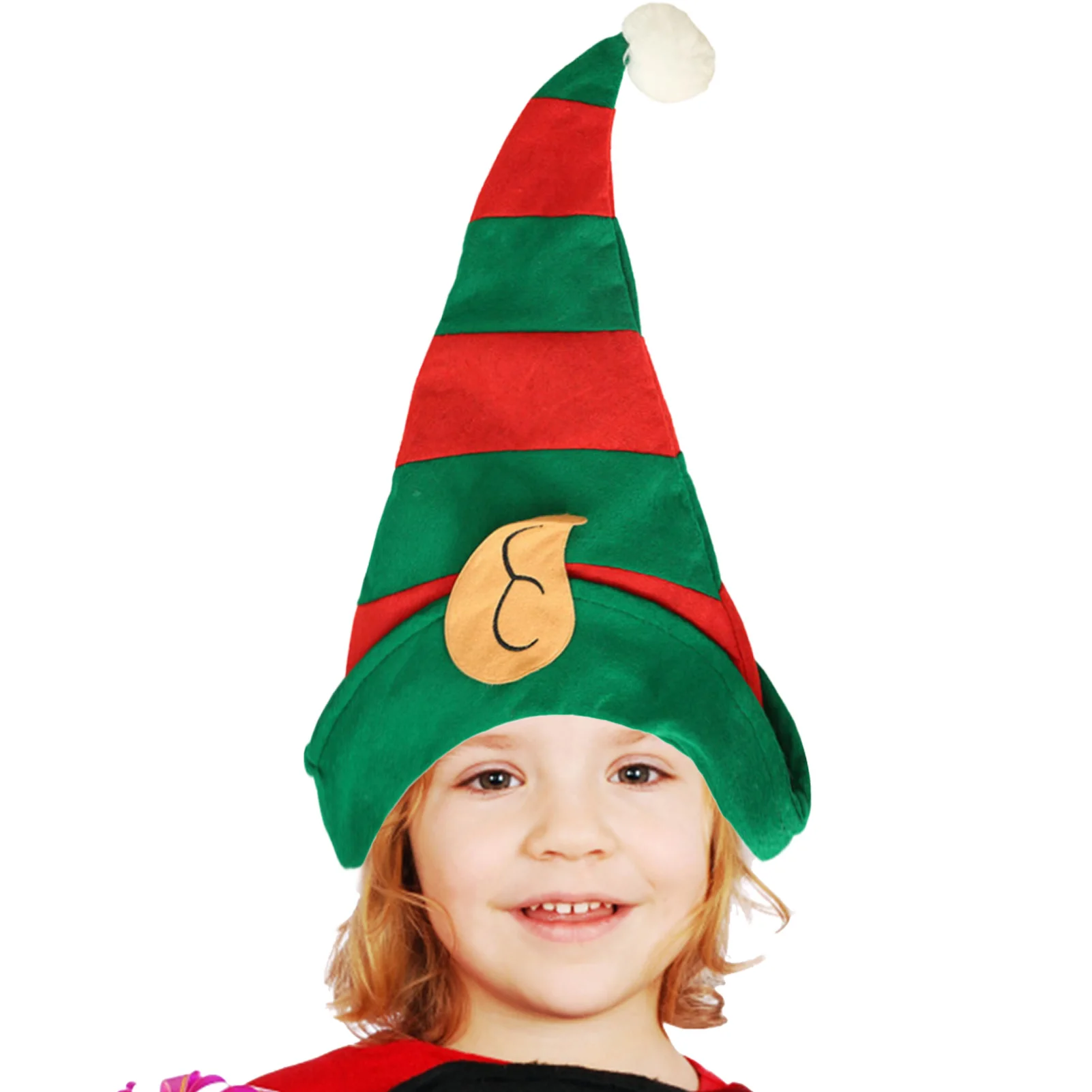 Christmas Hat With Elf Ears Red Green Striped Christmas Hat Red And Green Christmas Holiday Party Hat Costume Gifts Accessories