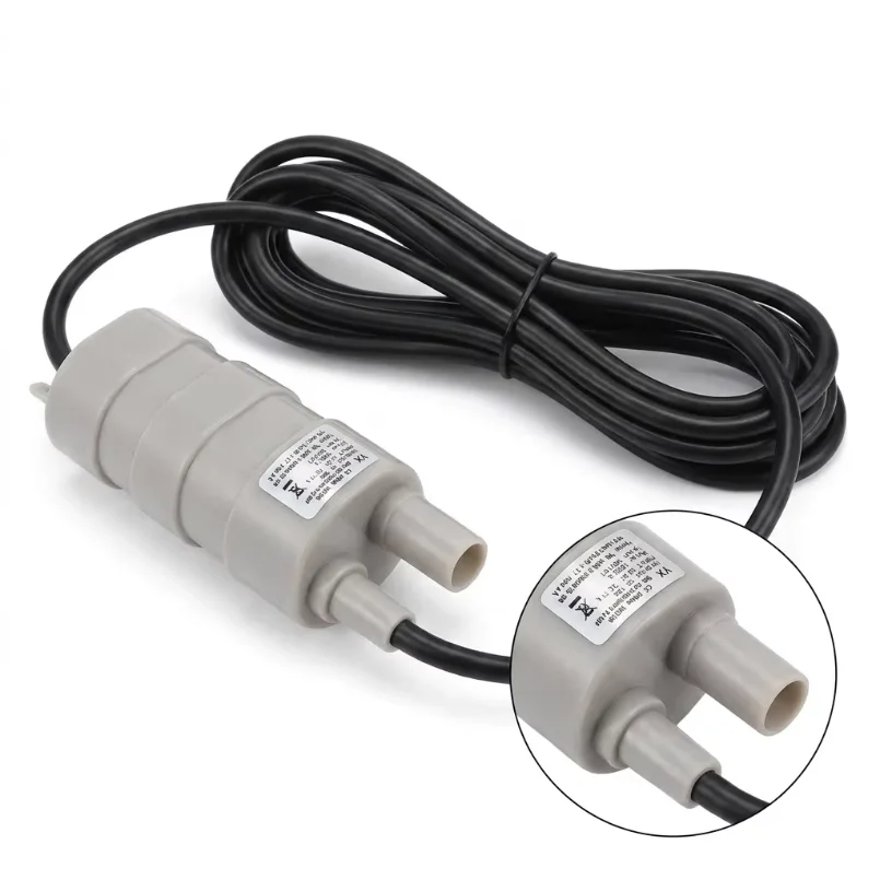 12V DC 1000L/H High Flow Submersible Pump 3-Wire Design for RV Pond Aquarium Water Transfer