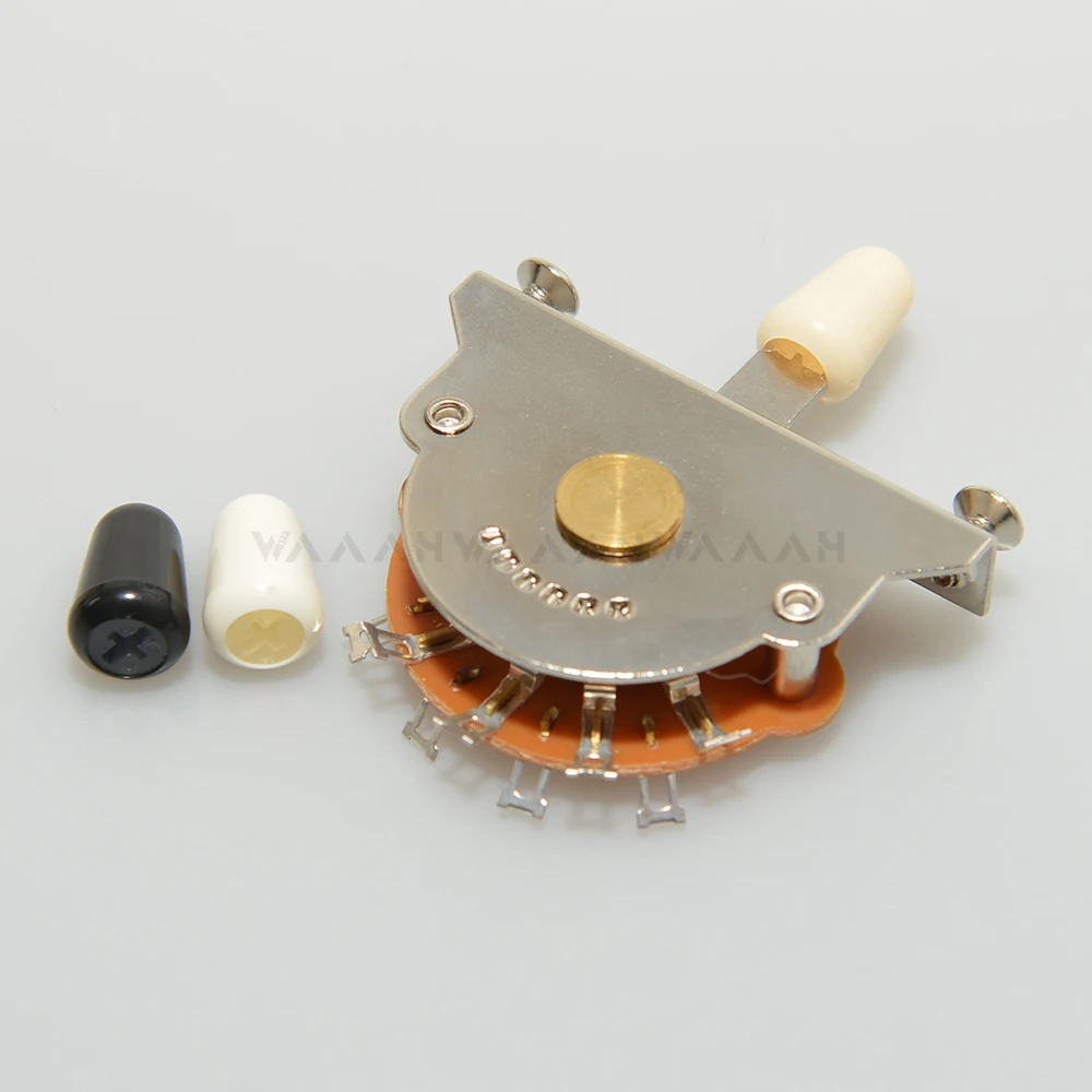 3 Way 5 Way Guitar Pickup Switch including Screws Pickup Selector Metal For Electric Guitar Replacement