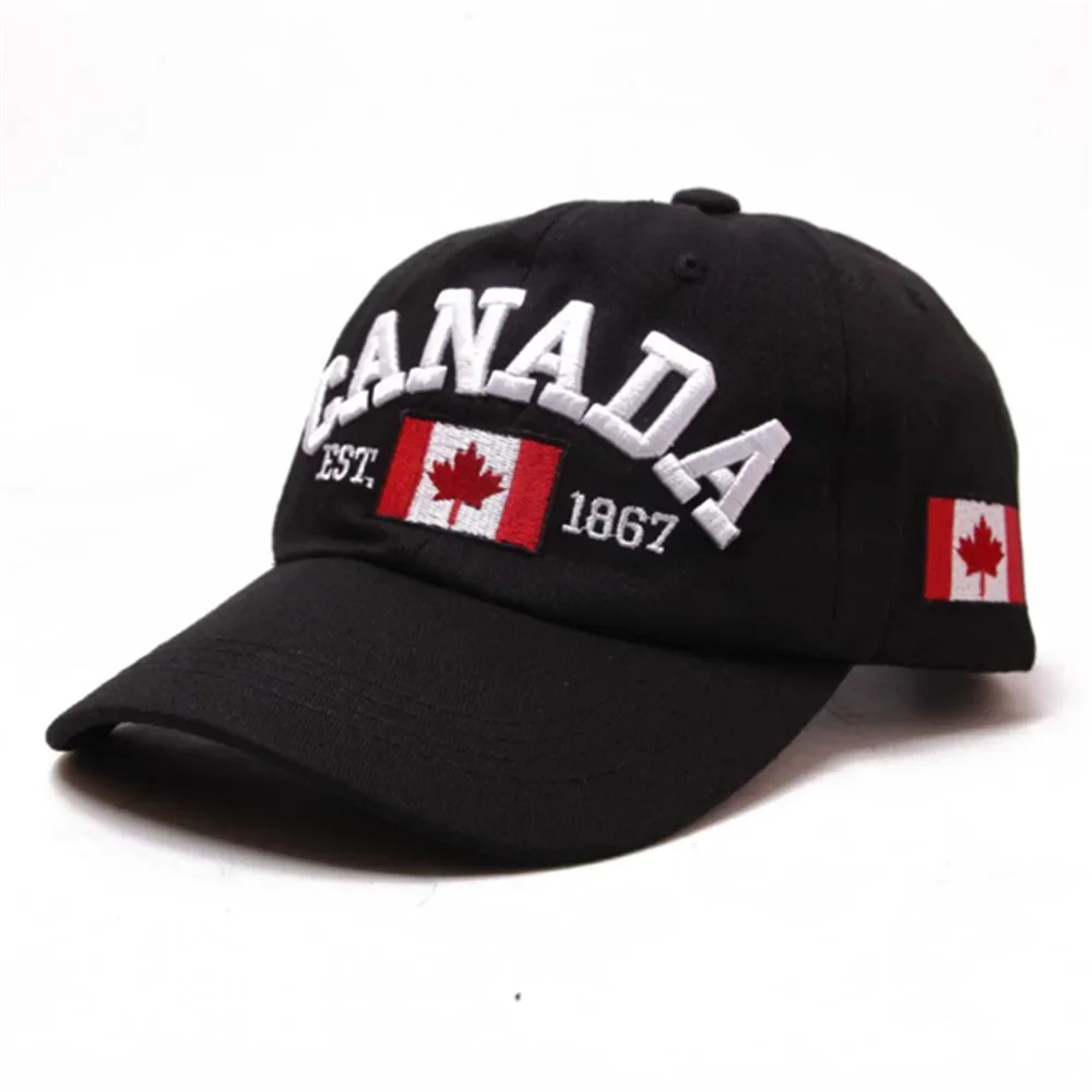 New Baseball Cap Unisex Canadian  Spring Summer Wild Sun Visor Popular Adult Letter Hat