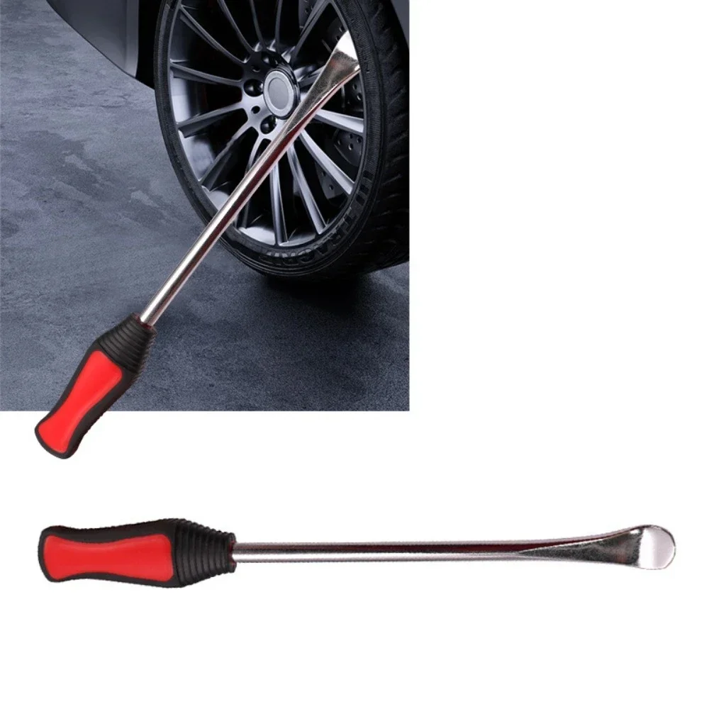 

Universal Car Tire Iron Lever Tool Red/ Green Round Flat Head Pry Bar Fits for All Cars/ Motorcycles/ Bicycles Tyres Crowbar