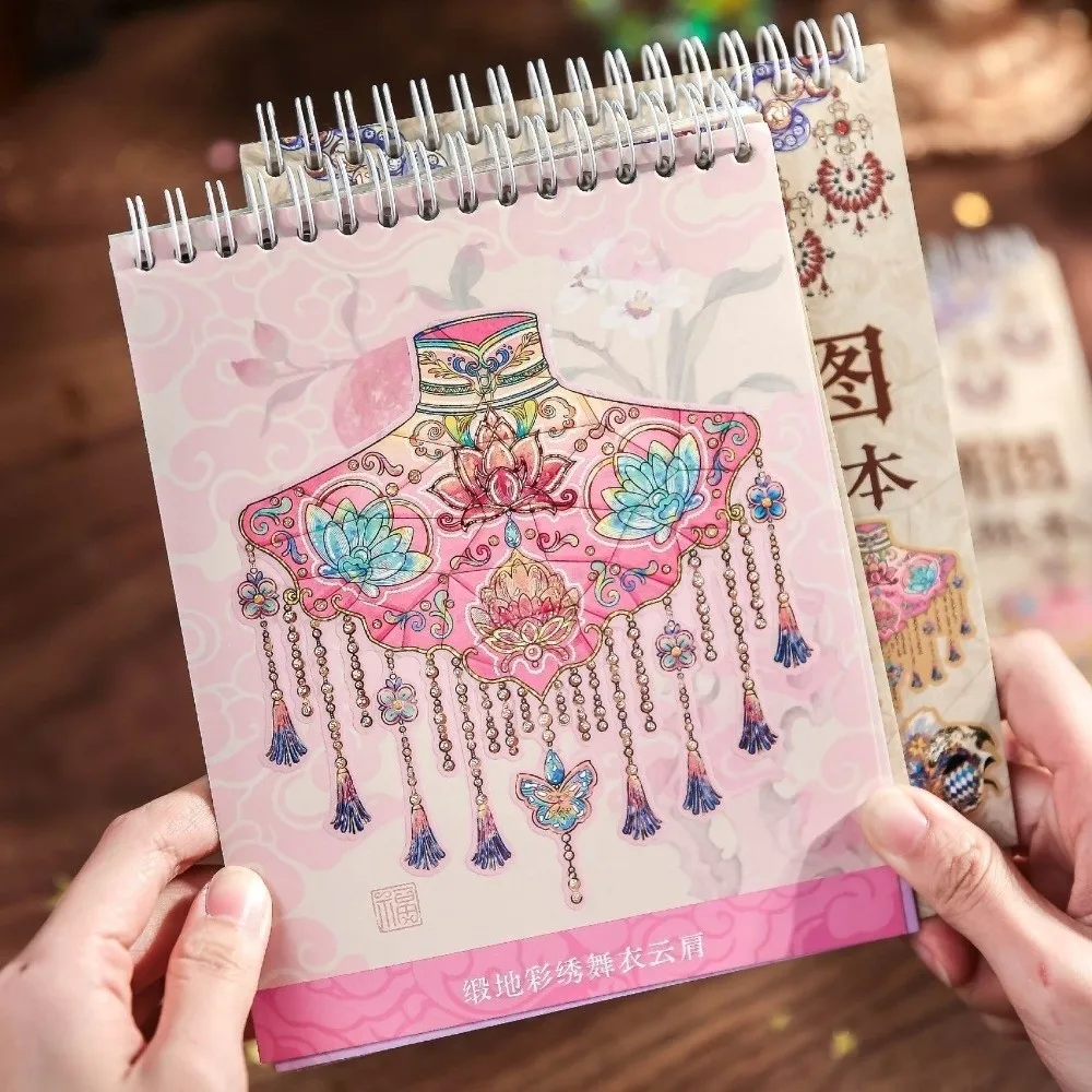 

3D Gemstone Collage Jewelry Landscape Stickers Vintage Gorgeous DIY Pocket Cabin Miniature Scenes Treasure Puzzle Series