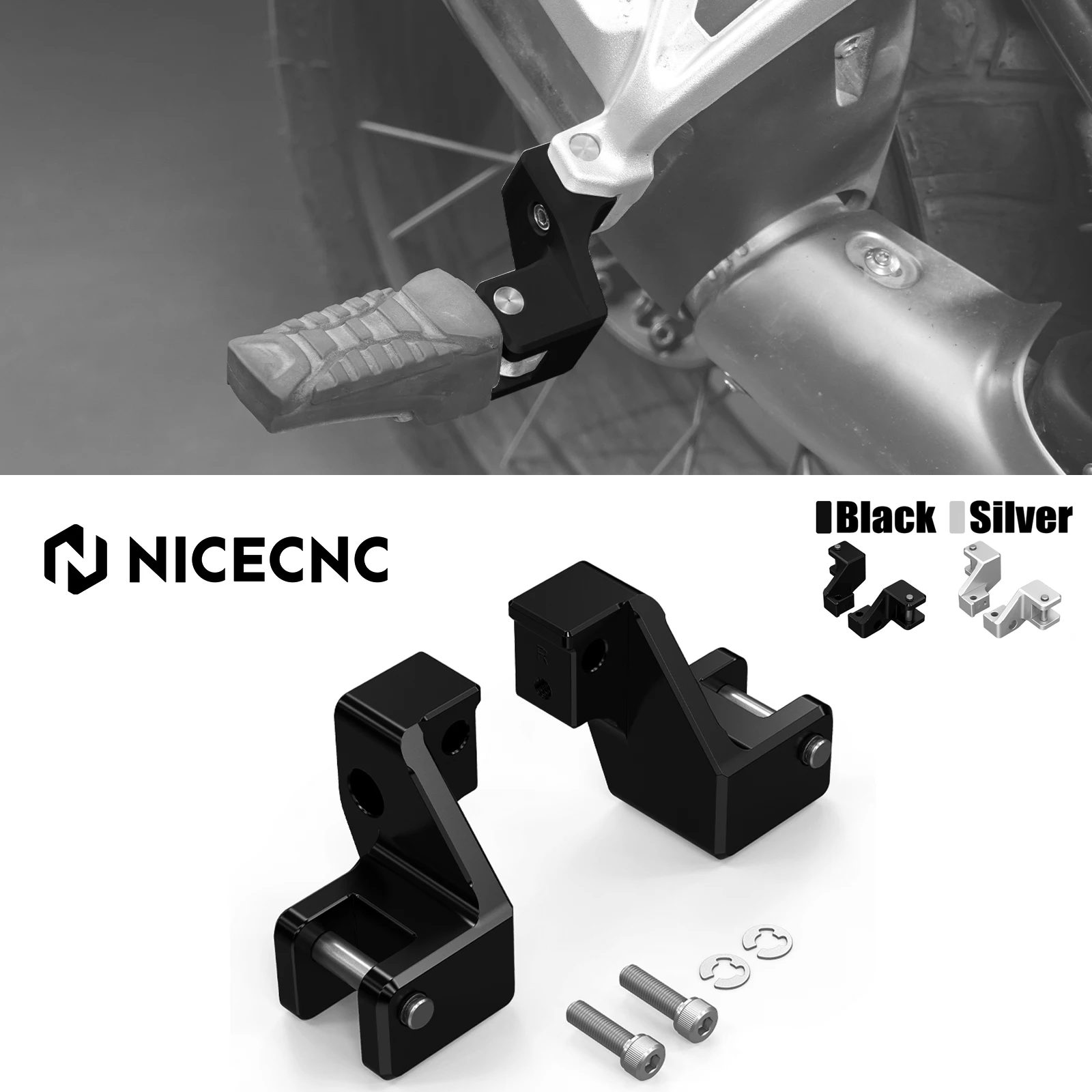 

Для BMW R1250GS R 1250 GS 2018-2023 Комплект опускания подставки для ног пассажира R1250GS Adventure 2018-2024 2023 2022 2021 2020 2019 1250GSA