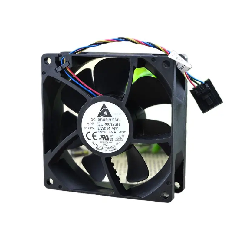 

Delta 8025 12v 0.5A PWM Speed 8cmcm High Speed Fan Qur0812sh