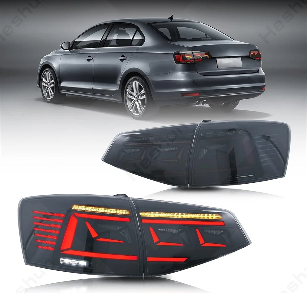 

Tail Lights For Volkswagen VW Jetta MK6 2015-2018 Rear Lighs LED Tail Light Taillight Taillamp Assembly Brake Lamp DRL Animation