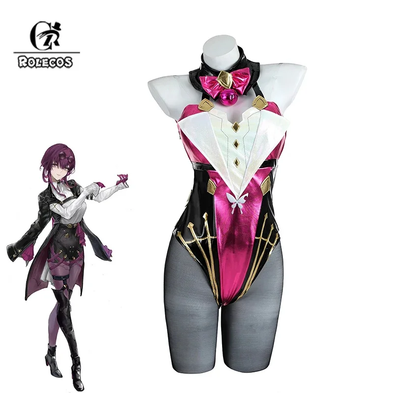 ROLECOS Kafka Bunny Girl Costume New Original Honkai Star Rail Kafka Bunny Suit Sexy Women Jumpsuit Full Set