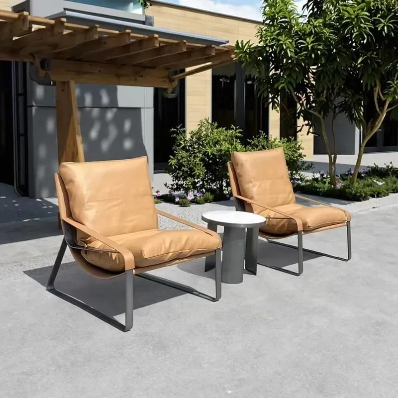 Factory Vintage Style New Design Outdoor Sofa Table Set Leisure Terrace Chair Luxury Bench Garden Bench Outdoor