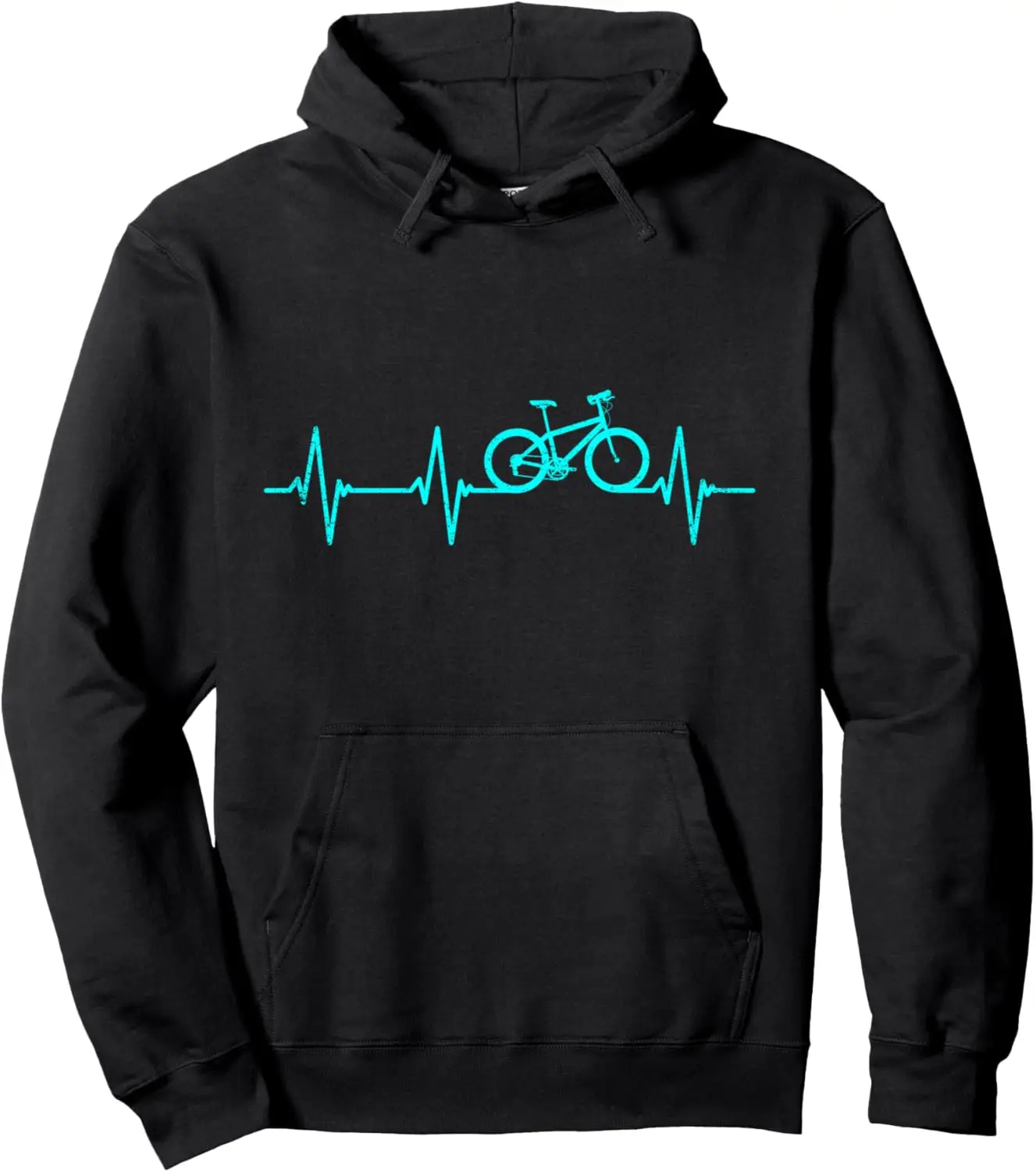 Mountain Bike Heartbeat Cyclist Clothes Cycling Bicycle Pullover Hoodie Unisex Autumn Streetwear Tops Vintage Pullover