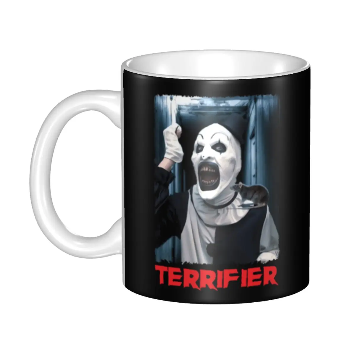 Halloween Horror Movie Terrifiers Coffee Mugs DIY Customized Ceramic Milk Tea Mug
