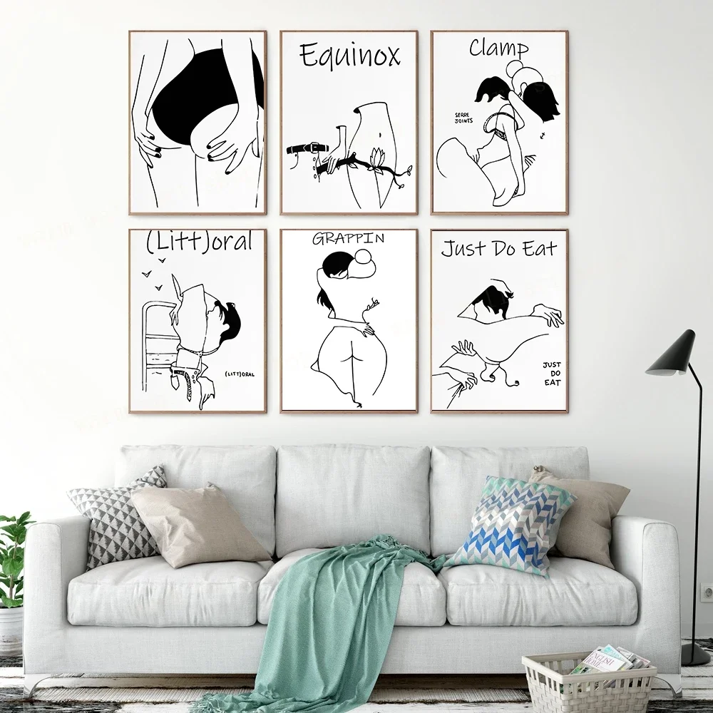 Sexo Dibujo: Una Evaluación Detallada de la Pintura de Línea Erótica para Decoración de Interiores