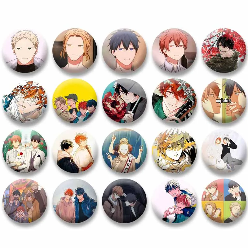 لطيف الكرتون Ritsuka Mafuyu لينة زر دبابيس Akihiko Haruki عملة بروش أنيمي إعطاء شارة ظهره الملابس والمجوهرات والاكسسوارات