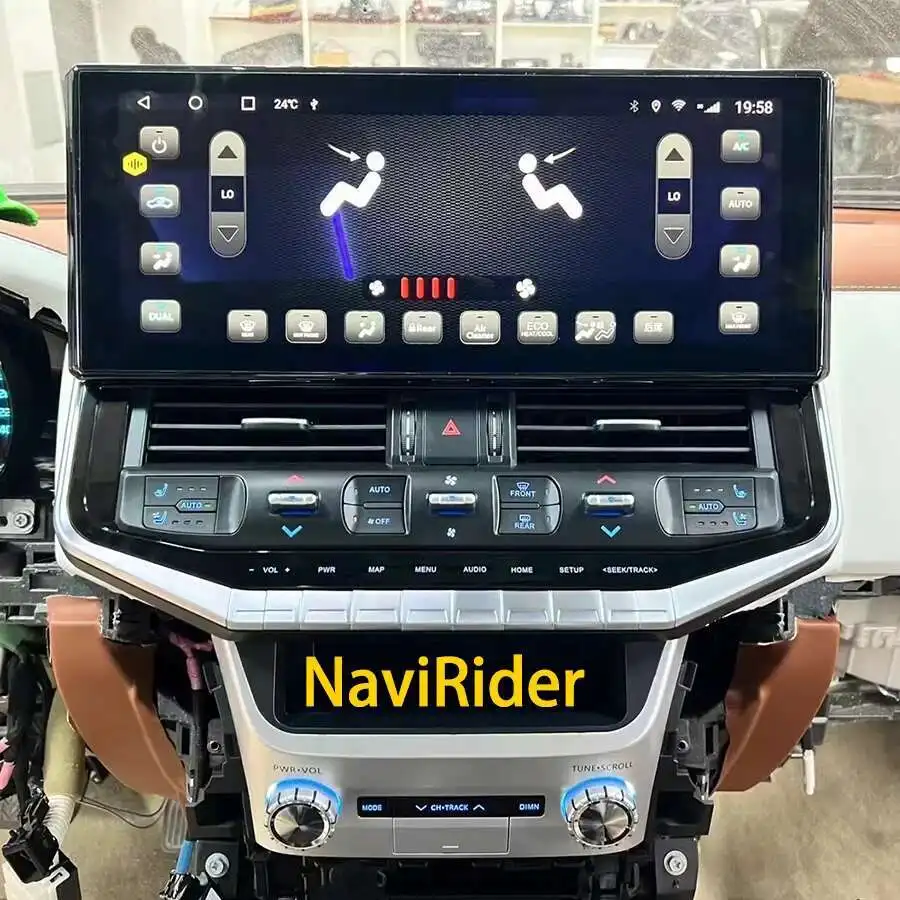 16.2inch Car Multimedia Gps Android Qled Screen Video Player For Toyota Land Cruiser LC200 Upgrade LC300 Carplay Android Auto