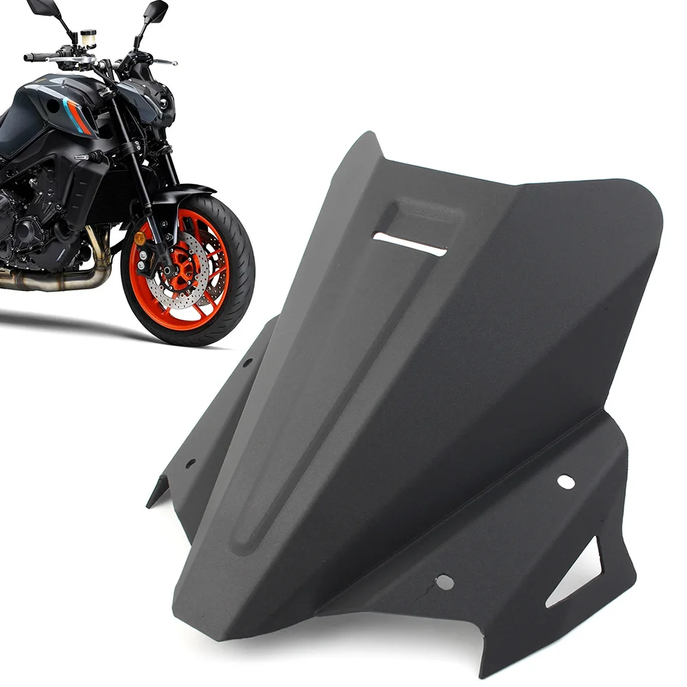 

Motorcycle Aluminum Windshield Windscreen Pare-brise Screen For Yamaha MT-09 MT09 2021 2022 2023 Black