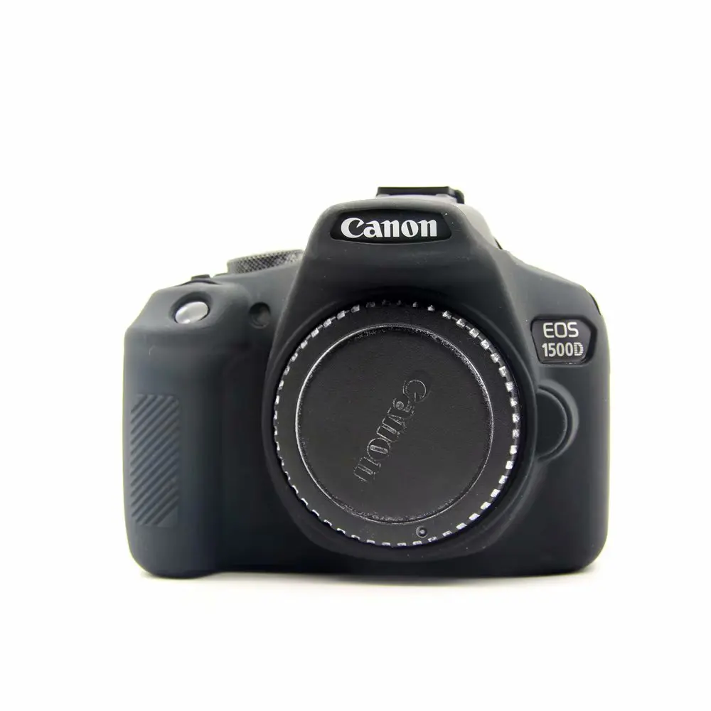 High Quality Silicone Camera Cover Soft Rubber Shoulder DSLR Camera Bags for Canon 1300D 1500D New SLR Camera Bag