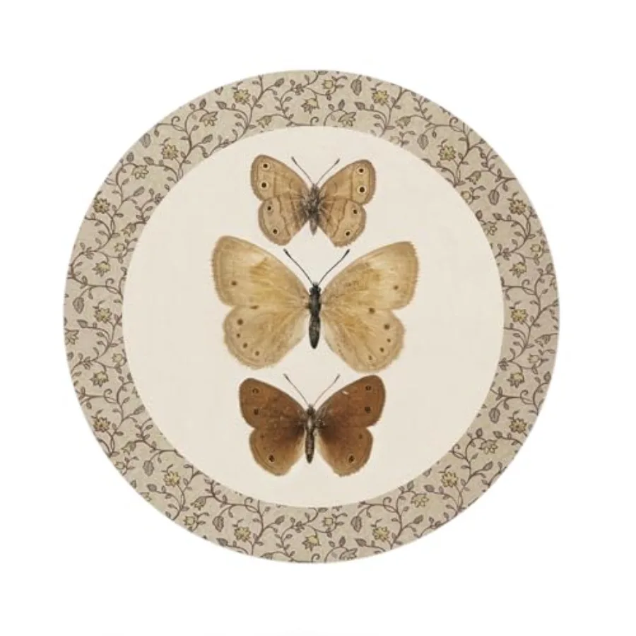 Vintage Butterfly Mouse Pad, Mouse Pads for Desk, Neutral Retro Butterfly Moth Mousepad for Dorm Computer Laptop Gaming, Desk A