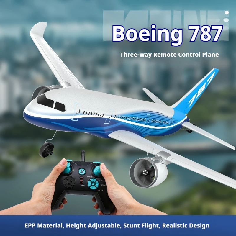 

New Bm30 3-Channel 787 Bypass Aircraft Epp Foam Fall Resistant Fixed Wing Aircraft Model Remote Control Aircraft Toy Gifts