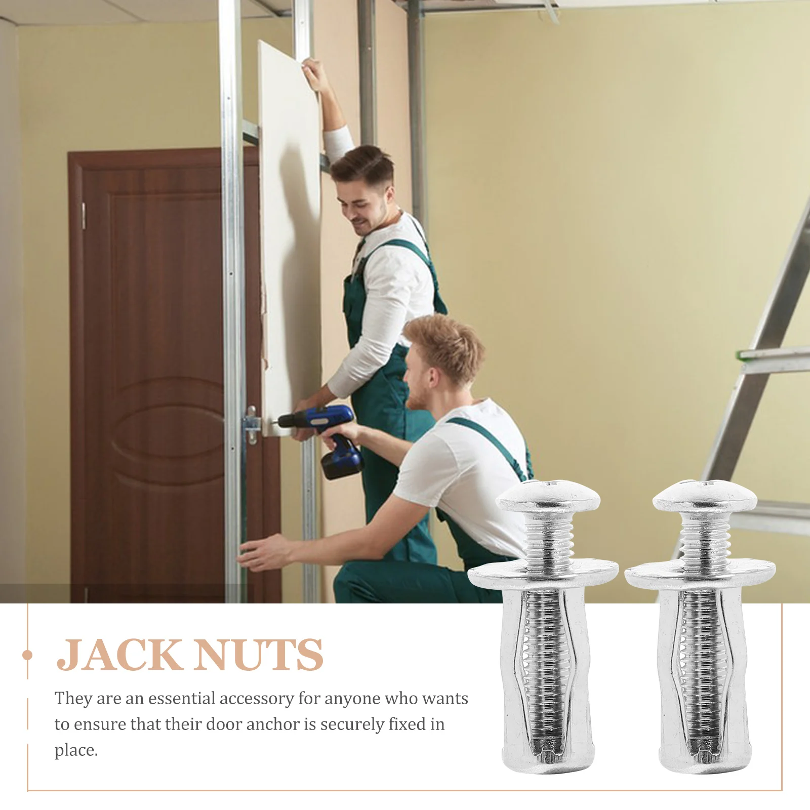 

20 set Hollow Metal Nuts Cavity Fixing Replacement For Hollow Door Anchor Wall Anchor Expansion Nut Petal Nuts Thread Inserts