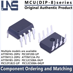 1 pz ATTINY13A-PU ATTINY13-20PU ATTINY45-20PU ATTINY85-20PU PIC12F1822-I/P PIC12C508A-04/P PIC12C508A-04I/P DIP-8 7.62MM MCU