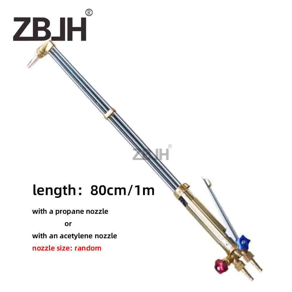 

1m High-Power Explosion-Proof Manual Cutting Torch - Extended Oxy-Acetylene Oxy-Propane Equal Pressure Cutting Gun
